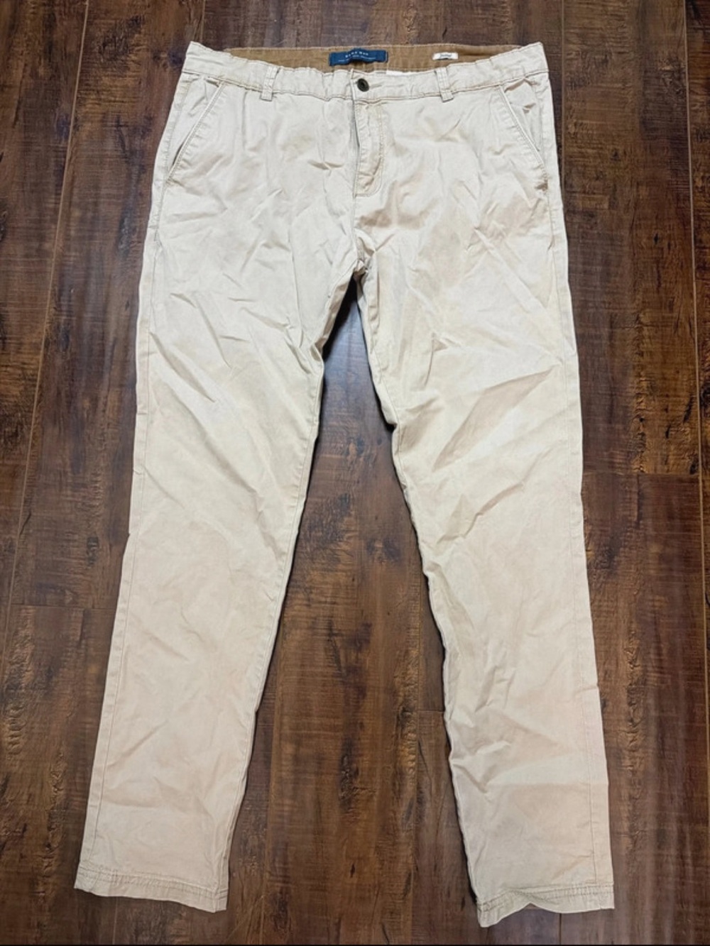 Zara Men's Light Beige Chino Pants